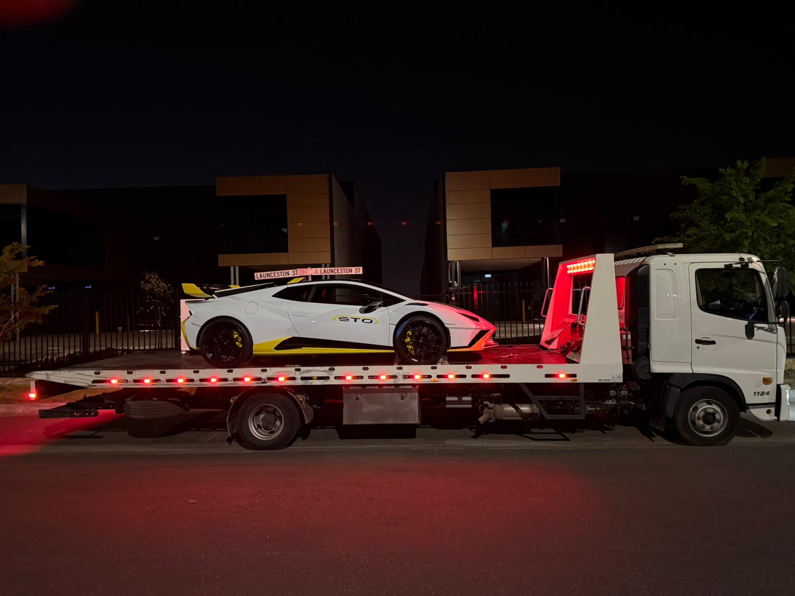 Prestige car towing